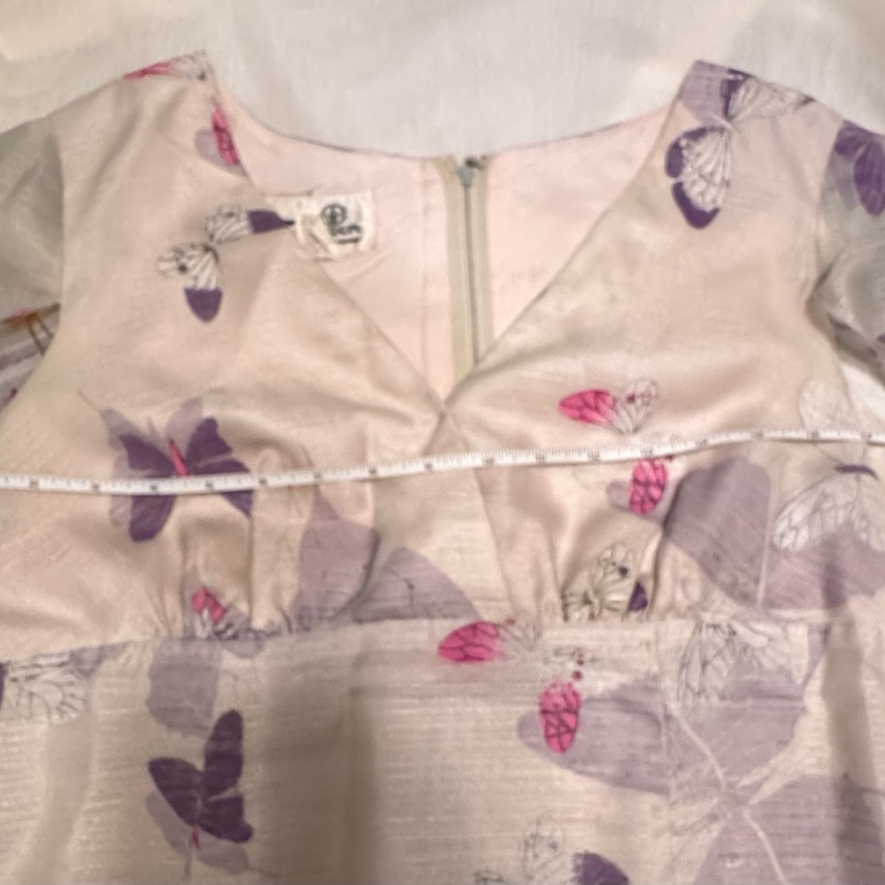 Alfred Shaheen Vintage Butterfly Print Dress - Picture 6 of 12